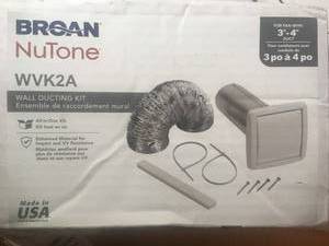 lot 102 image: BROAN NUTONE WALL DUCTING KIT