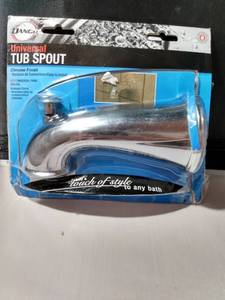 lot 120 image: DANCO UNIVERSAL TUB SPOUT CHROME FINISH
