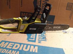 lot 107 image: RYOBI 18V 10 Chain Saw