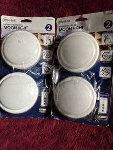 lot 136 image: 4 LED MOON LIGHT