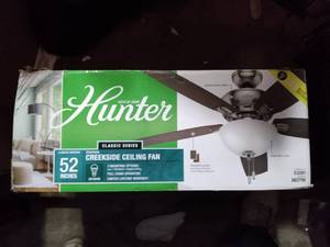 lot 126 image: HUNTER CREEKSIDE 52 CEILING FAN