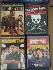 lot 188 image: 4 DVDS