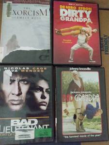 lot 189 image: 4 DVDS