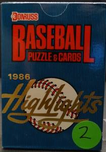 lot 2 image: 1986 Donruss Highlights Baseball Sealed Sets - Bo Jackson RC