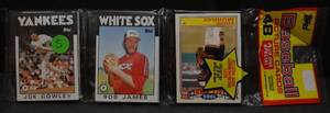 lot 5 image: 1986 TOPPS BASEBALL CARD SEALED RACK PACK - 48 NEW CARDS PER PACK - BO JACKSON RC