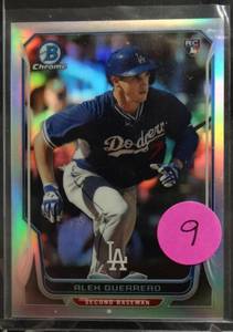 lot 9 image: ROOKIE - 2014 Bowman Chrome Baseball #19 Alex Guerrero RC Los Angeles Dodgers