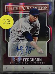 lot 28 image: RARE LIMITED AUTOGRAPH (2875) - 2014 Panini Elite Extra Edition 75 Andy Ferguson #93 Auto