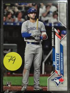 lot 79 image: ROOKIE - 2020 Topps Update Bo Bichette RC Blue Jays