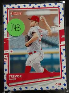 lot 143 image: 2020 Donruss Baseball Stars Emoji TREVOR BAUER