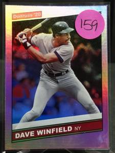 lot 159 image: 2020 DONRUSS PINK HOLO PARALLELS DAVE WINFIELD NEW YORK YANKEES - Y1384