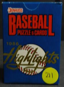 lot 211 image: 1986 Donruss Highlights Baseball Full Set - Bo Jackson RC