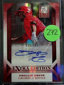 lot 272 image: LIMITED AUTOGRAPH (239243) - 2013 Elite Extra Edition Franchise Future Auto #8 Phillip Ervin 243