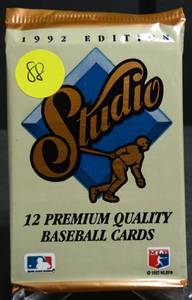 lot 88 image: Leaf Studio Baseball Card Pack Unopened (1992)