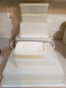 lot 57 image: Rubbermade and Tupperware Food Storage Containers