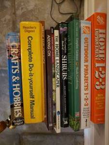 lot 105 image: DIY Books Including Home Depot Home Improvement and Outdoor Projects, Readers Digest Complete DIY Manual and more