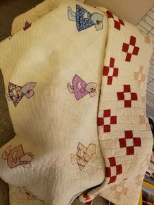 lot 111 image: Two Handmade Quilts