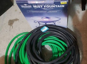 lot 234 image: Avalon TableTop Mist Fountain with Stand and 2 Garden Hoses