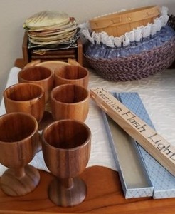 lot 11 image: Wooden Cups made in Phillippines, Coaster Sets