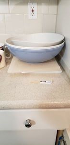 lot 30 image: Cutting Boards, TexasWare Large Plastic Bowls