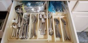 lot 50 image: 2 Sets  of Silverware, One is Gorham Silverware Set