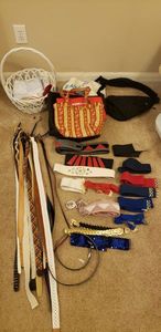 lot 85 image: Various Belts and Bags as Shown