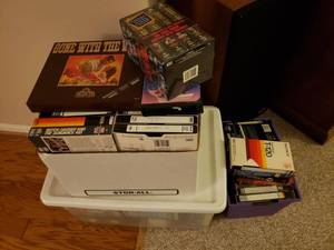 lot 170 image: VHS Movies Includes unopened Johnny Carson Collection, Gone with the Wind, Fantasia and more