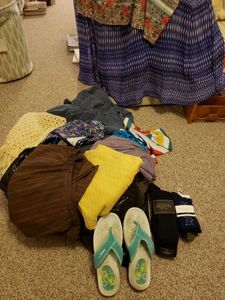lot 190 image: Womens Clothes Size 16 to22, New Socks in Packaging