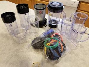 lot 256 image: Magic Bullet with attachments