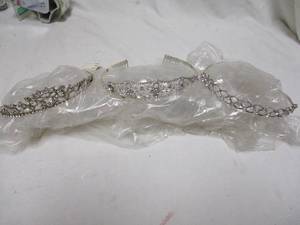 lot 89 image: 3-Quinceanera  Wedding  Party Tiaras