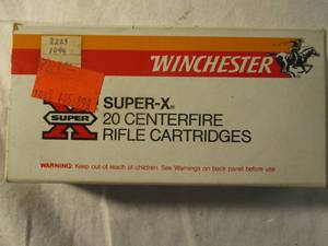 lot 48 image: Winchester Super-X, -257 ROBERTS, P, Silver Tip, Rifle Cartridges- Box Of 15, #X257P2