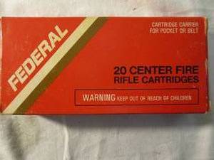lot 49 image: Federal- 243 Winchester, Soft Point Rifle Cartridges -Box Of 20, # 243A