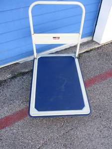 lot 56 image: Haul Master- Folding Platform Truck  Cart 24 x 36