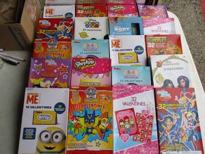 lot 112 image: LOT-20-Mixed Boxes Of Valentines Days Cards-Unopen-Unused