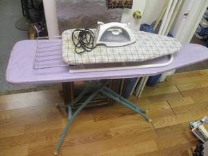 lot 68 image: Continental Steam Iron And 2-Folding Ironing Boards, 1-Table Top And -Full