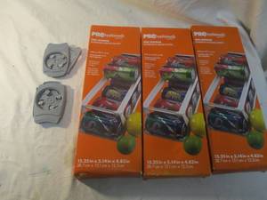 lot 73 image: 3-PROfreshionals (10) 12-oz Can Dispensers and 2-DRAFT TOP Can Openers