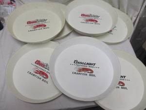 lot 76 image: COLLECTABLE -7- Coors LIGHT- Preferred Beer  CRAWFISH BOIL Trays