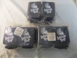 lot 84 image: 3- 12-Packs -Shock Top Beer  Soda Can Foam Koozies