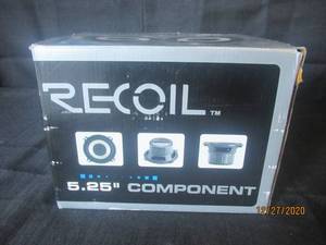 lot 25 image: &nbspSET OF RECOIL 5.25 COMPONENT SPEAKERS IN&nbsp ORIGINAL BOX NEVER USED