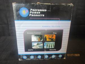 lot 51 image: PREFERRED POWER PRODUCTS  CCTV POWER SUPPLY P3AC24-16-8L IN&nbsp ORIGINAL BOX NEVER USED