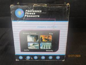 lot 53 image: PREFERRED POWER PRODUCTS  CCTV POWER SUPPLY P3PS-3-OXSE IN&nbsp ORIGINAL BOX NEVER USED