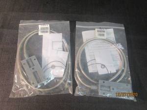 lot 76 image: GE Security 2105A-G Magnapull Heavy Duty Pull-apart Magnetic Contact with Armored Cable.