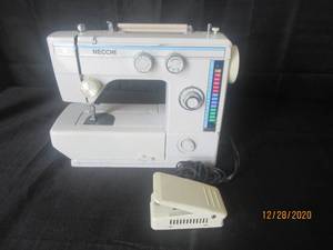 lot 119 image: NECCHI SEWING MACHINE MODEL 537FA