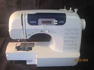lot 143 image: BROTHER CS-6000 COMPUTER SEWING MACHINE NO POWER CORD
