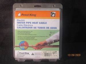 lot 162 image: FROST KING ELECTRIC WATER PIPE HEAT CABLE