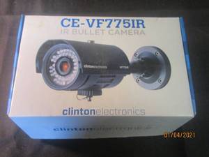 lot 233 image: CLINTON ELECTRONICS CE-VF775IR IR BULLET CAMERA