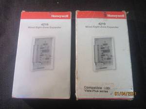 lot 237 image: 2 HONEYWELL WIRED EIGHT-ZONE EXPANDER