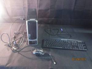 lot 242 image: EMACHINES EL1200-06W PC WITH WIN-XP NO PASSWORD WORKING PC WITH KEYBOARD AND MOUSE