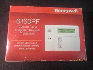 lot 252 image: HONEYWELL CUSTOM ALPHA INTERGRATED KEYPADTRANSCEIVER MODEL 6160RF