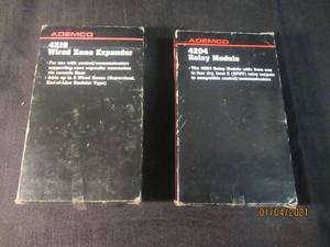 lot 253 image: 2 ADEMCO 4 ZONE RELAY MODULE MODEL 4204