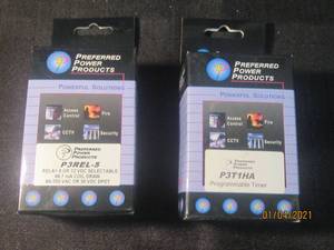 lot 258 image: 2 PREFERRED POWER PRODUCTS RELAY 6 OR 12 VDC SELECTABLE MODEL P3REL-5